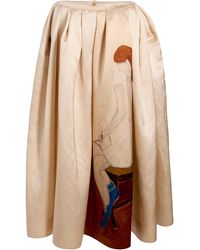 KHAITE - Adara Crushed Satin Maxi Skirt - Lyst