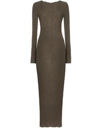 Leset - Blake Ribbed-Knit Maxi Dress - Lyst