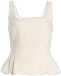 Posse - Exclusive Rosalie Linen Top - Lyst