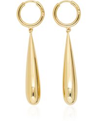 RAGBAG STUDIO - Teardrop 18k Gold-plated Earrings - Lyst