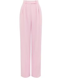 Alex Perry - Tailored Virgin-Wool Straight-Leg Pants - Lyst