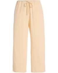 Leset - Lauren Knitted Cropped Pants - Lyst