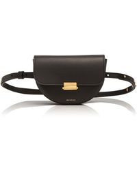 Wandler Anna Small Leather Belt Bag - Black
