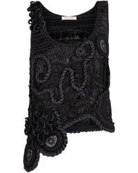 Heirlome - India Freeform Crochet Silk-Cotton Top - Lyst