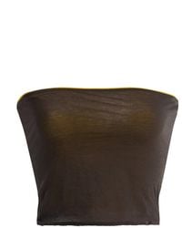 Leset - Milo Reversible Cotton Bandeau Top - Lyst
