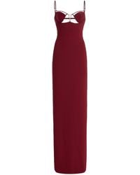 Nensi Dojaka - V-Wire Bra Jersey Maxi Dress - Lyst
