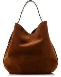 TOTEME - Belted Suede Tote Bag - Lyst