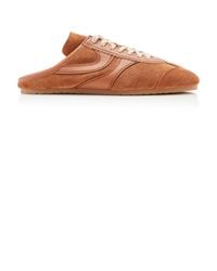 Dries Van Noten - Suede Sneaker Mules - Lyst