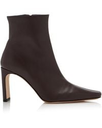 STAUD - Wally Leather Ankle Boots - Lyst