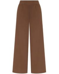 ANDRES OTALORA - Celebrada Mid-Rise Stretch-Cotton Wide-Leg Pants - Lyst