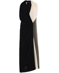 Proenza Schouler - Elsa Draped Crepe Midi Dress - Lyst