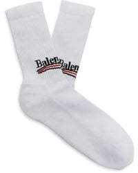 Balenciaga - Logo Tennis Socks - Lyst