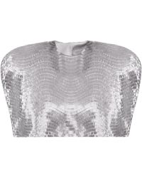 BALYKINA - Sequined Cape Top - Lyst