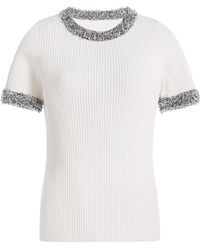 Zankov - Katerina Embellished Jersey T-Shirt - Lyst