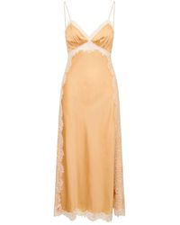LoveShackFancy - Shia Silk Blend Maxi Dress - Lyst