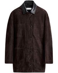 Nour Hammour - Barn Lambskin Leather Jacket - Lyst