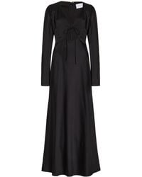 Significant Other - Danika Tie-detailed Crepe Maxi Dress - Lyst