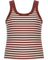 House of Dagmar - Ribbed Organic Cotton-Blend Tank Top - Lyst