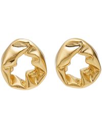 Completedworks Scrunch 18k Gold Vermeil Earrings - Metallic