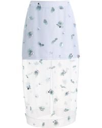 Jonathan Simkhai - Delilah Embellished Chiffon Midi Skirt - Lyst