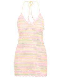 LoveShackFancy - Zoa Cotton Scallop Dress - Lyst