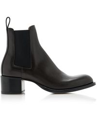 The Row - Nobilis Leather Chelsea Boots - Lyst