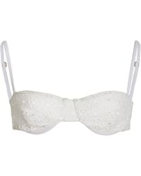 Juillet - Exclusive Ingrid Broderie Anglaise Balconette Bikini Top - Lyst