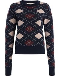 FAVORITE DAUGHTER - The Henry Argyle Sweater - Lyst