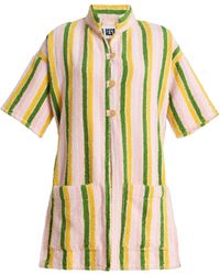La Veste - Exclusive Ship Wheel Striped Cotton Shirt - Lyst