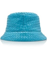 Bottega Veneta - Intrecciato Leather Bucket Hat - Lyst
