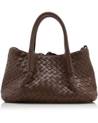 Bottega Veneta - Small Pinacoteca Intrecciato Leather Tote Bag - Lyst