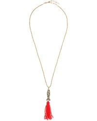 Anni Lu - Nomadica Tasseled Multi-Stone Necklace - Lyst