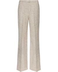 Magda Butrym - Silk Blend Trousers - Lyst