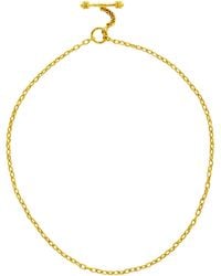 Elizabeth Locke Jewels - 19k Yellow Gold Very Fine Gold Chain Necklace - 17" - Lyst