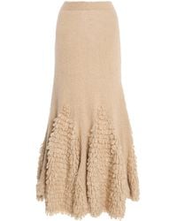 Ulla Johnson - Nathalie Textured Alpaca-Blend Skirt - Lyst