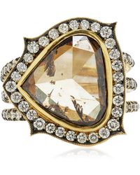 Sylva & Cie - 18k Yellow Gold Diamond Ring - Lyst