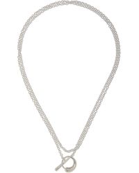 RAGBAG STUDIO - Oculus Sterling Silver-plated Necklace And Waist Chain - Lyst