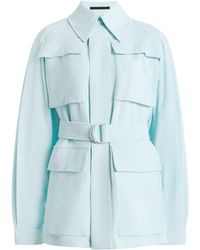 Wardrobe NYC - Crepe Safari Jacket - Lyst