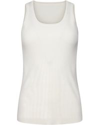 FFORME - Camilla Ribbed Cotton Tank Top - Lyst