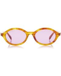 Gucci - Round-Frame Acetate Sunglasses - Lyst