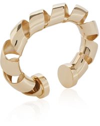 Rabanne - Xl Link Twisted Gold-tone Cuff Bracelet - Lyst