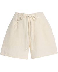 Citizens of Humanity - Brynn Linen Drawstring Shorts - Lyst