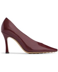 Bottega Veneta - Cushion Lux Leather Pumps - Lyst