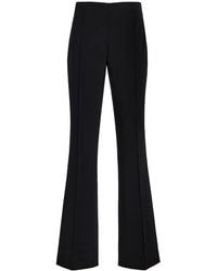 The Row - Fabien Low-Rise Silk Flared Pants - Lyst