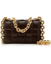 Bottega Veneta - The Chain Padded Cassette Leather Bag - Lyst