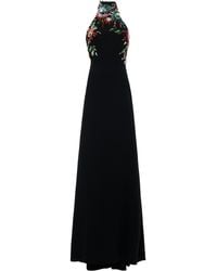 Zuhair Murad - Embellished Cady Halter Gown - Lyst