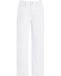 FRAME - The Slouchy Rigid Low-rise Straight-leg Jeans - Lyst