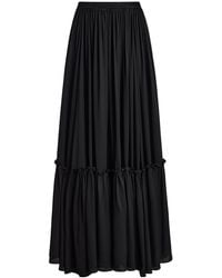 Franchise - Jade Satin Maxi Skirt - Lyst