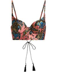 Etro - Lightweight Brocade Bustier Top - Lyst