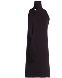 Bottega Veneta - Tasseled Wool-Knit Mini Dress - Lyst
